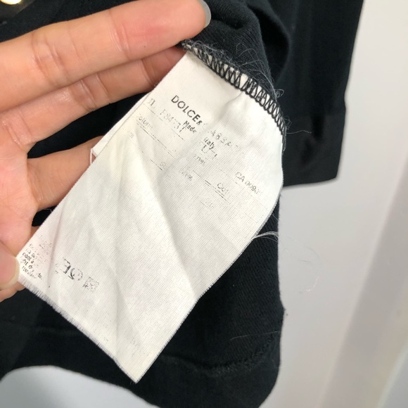 Vintage Dolce & Gabbana gold button collar button down long sleeve top - Picture 5 of 8